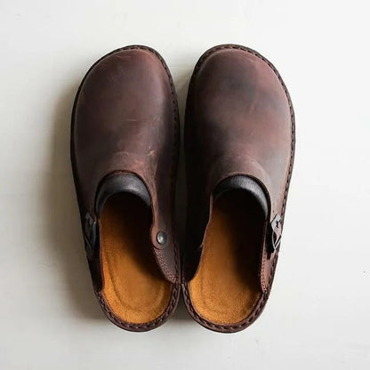 Tijmen - Men's Soft Leather Slippers