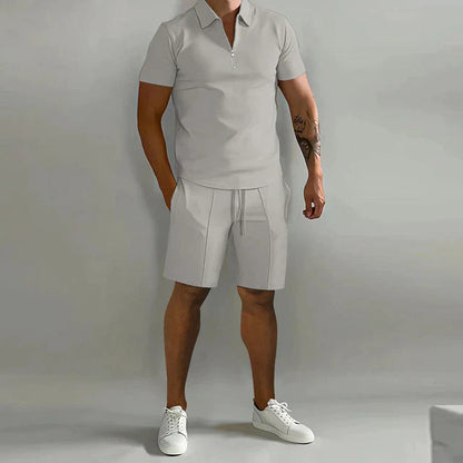 Valezo Tweedelige set - Luxe polo en short zomerset voor heren