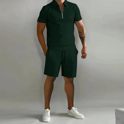 Valezo Tweedelige set - Luxe polo en short zomerset voor heren