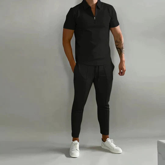 Valezo set - Luxe 2-delige heren set met polo en jogger