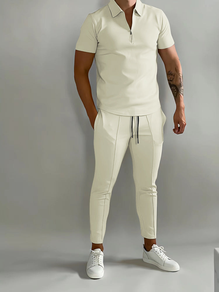 Valezo set - Luxe 2-delige heren set met polo en jogger