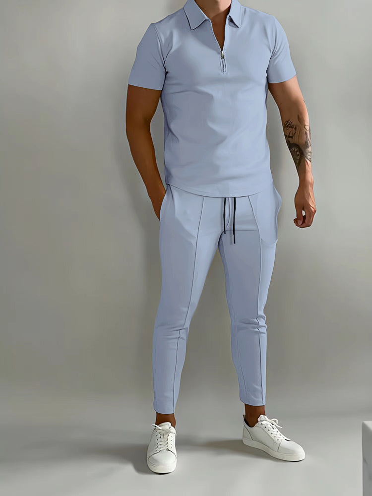 Valezo set - Luxe 2-delige heren set met polo en jogger