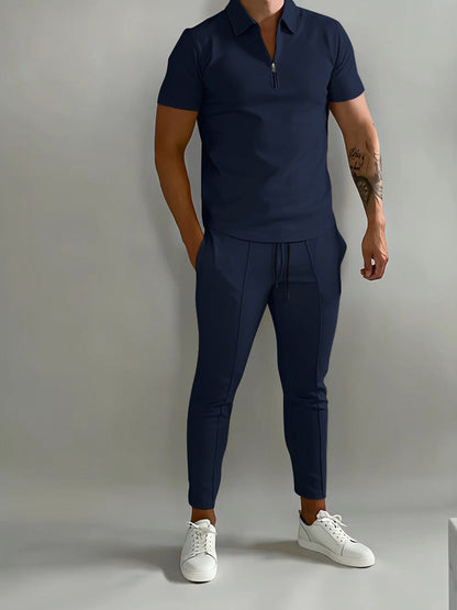 Valezo set - Luxe 2-delige heren set met polo en jogger